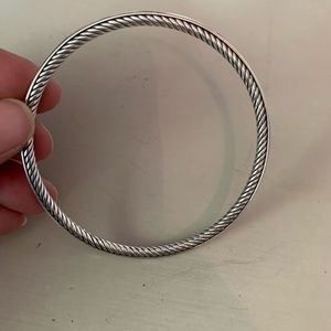 David Yurman silver bangle